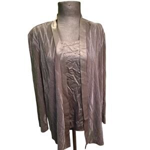 Vintage R&M Richards silver blouse
